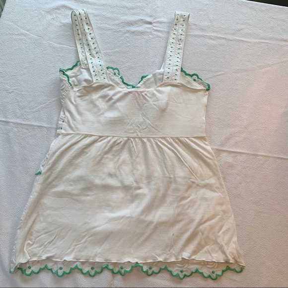 Anthropologie Lu Lu Lamé tiered-front strapped top - Picture 4 of 10